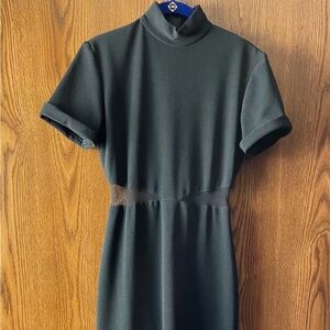 Vintage 90s Bodycon Black Dress